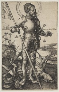 Saint George Standing, ca. 1502 de Albrecht Dürer