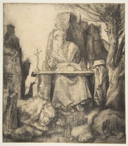 São Jerónimo junto ao salgueiro podado de Albrecht Dürer