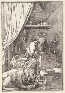 São Jerónimo na sua cela de Albrecht Dürer