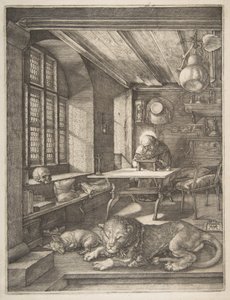 São Jerónimo no seu escritório de Albrecht Dürer