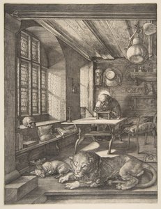 São Jerônimo em Seu Estudo, 1514. de Albrecht Dürer