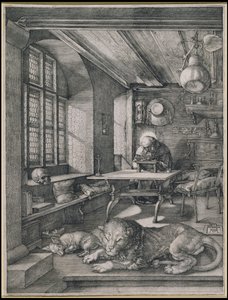 São Jerónimo no seu escritório de Albrecht Dürer