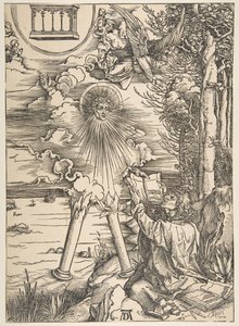 São João Engolindo o Livro, do Apocalipse, Edição Latina, 1511, 1511. de Albrecht Dürer