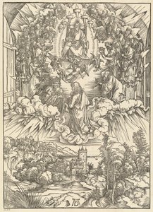 São João diante de Deus e dos Anciãos de Albrecht Dürer