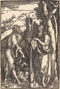 São João Batista e São Onufrio de Albrecht Dürer