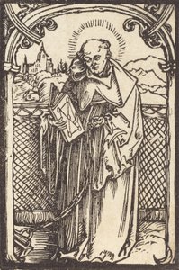 São Leonardo, c. 1500. de Albrecht Dürer