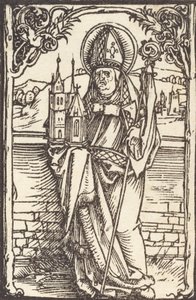 São Wolfgang, c. 1500. de Albrecht Dürer