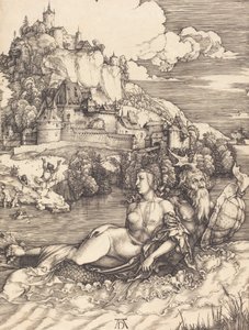 Monstro do Mar A Maravilha do Mar, c. 1498. de Albrecht Dürer