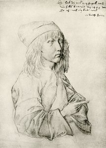 Auto-retrato dos treze anos de idade Dürer