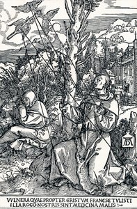 São Francisco recebendo os estigmas, 1504 1906 de Albrecht Dürer