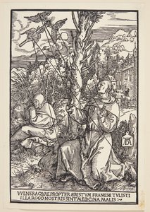 São Francisco recebendo os estigmas de Albrecht Dürer