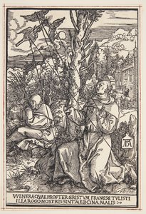 São Francisco recebendo os estigmas de Albrecht Dürer
