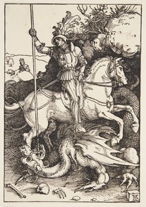 São Jorge matando o dragão de Albrecht Dürer