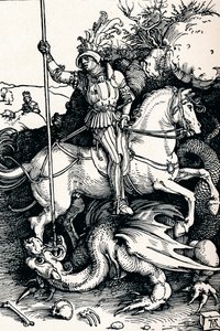São Jorge e o Dragão, 1505 1906 de Albrecht Dürer