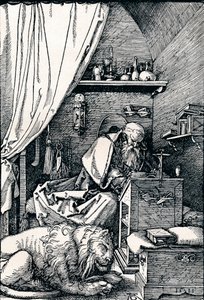 São Jerônimo em sua cela, 1511 1906 de Albrecht Dürer