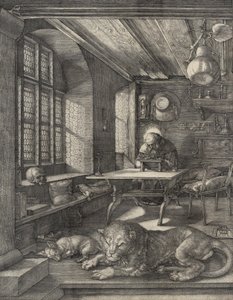 S. Jerónimo no seu gabinete de Albrecht Dürer