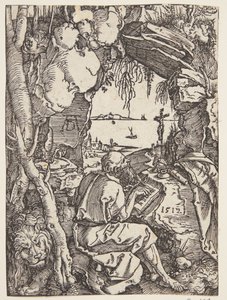 São Jerônimo na caverna de Albrecht Dürer