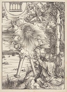 São João devorando o livro de Albrecht Dürer