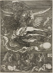 Sudário espalhado por um anjo de Albrecht Dürer