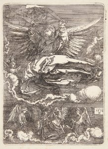 Sudário espalhado por um anjo de Albrecht Dürer
