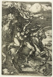 O Rapto de Proserpina em um Unicórnio de Albrecht Dürer
