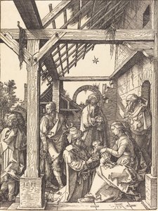 A Adoração dos Magos, 1511. de Albrecht Dürer