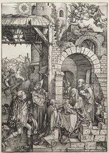 A Adoração dos Magos, c. 1501-1503. de Albrecht Dürer