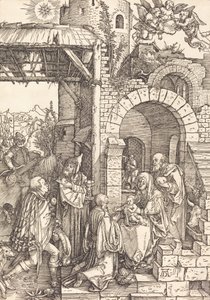 A Adoração dos Magos, c. 15011503. de Albrecht Dürer