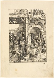 A Adoração dos Magos, de A Vida da Virgem de Albrecht Dürer