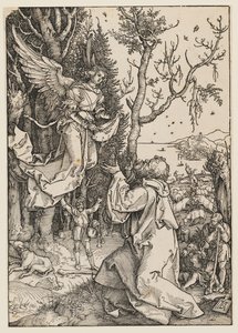 O anjo aparece a Joaquim de Albrecht Dürer