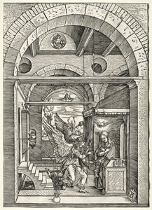 A Anunciação, c. 1503-1505. de Albrecht Dürer
