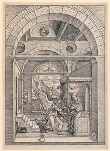 A Anunciação, da série Vida da Virgem de Albrecht Dürer