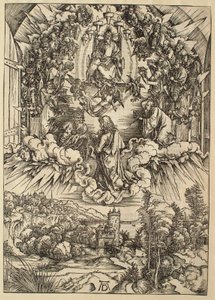 O Apocalipse: São João perante Deus e os Anciãos de Albrecht Dürer