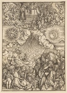 O Apocalipse: a abertura do quinto e do sexto selo de Albrecht Dürer