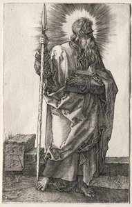 O apóstolo Thomas. de Albrecht Dürer