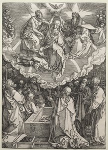 A Assunção e Coroação da Virgem de Albrecht Dürer