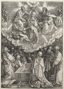 A Assunção e Coroação da Virgem, 1510. de Albrecht Dürer