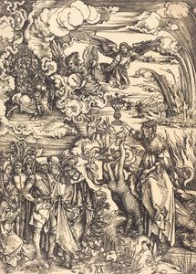 A prostituta babilônica, provavelmente c. 14961498. de Albrecht Dürer