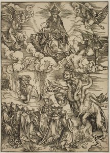 A Besta com Dois Chifres como um Cordeiro de Albrecht Dürer