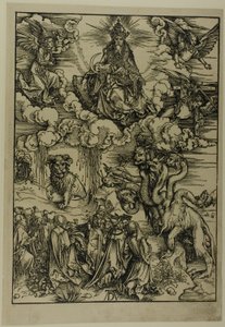 A Besta com Dois Chifres como um Cordeiro, de O Apocalipse de Albrecht Dürer