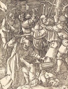 A traição de Cristo, provavelmente c. 15091510. de Albrecht Dürer