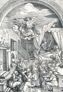 O nascimento da Virgem Maria, c1503-1504, 1906 de Albrecht Dürer
