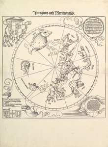 O Globo Celeste-Hemisfério Sul, 1515. de Albrecht Dürer