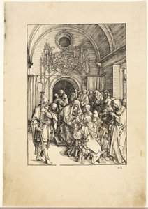 A circuncisão de Cristo, de A Vida da Virgem de Albrecht Dürer
