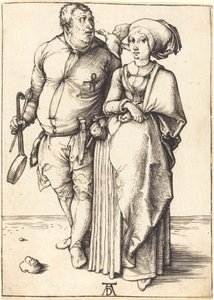 O cozinheiro e sua esposa de Albrecht Dürer