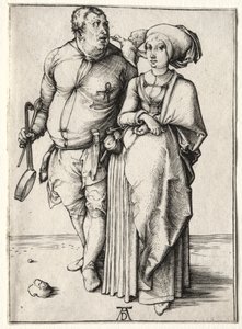 O cozinheiro e sua esposa de Albrecht Dürer