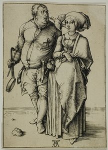 O cozinheiro e sua esposa de Albrecht Dürer