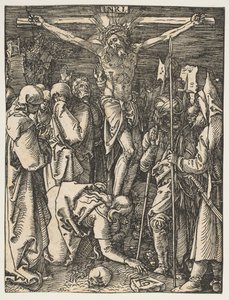 A Crucificação, de The Small Passion, ca. 1509 de Albrecht Dürer