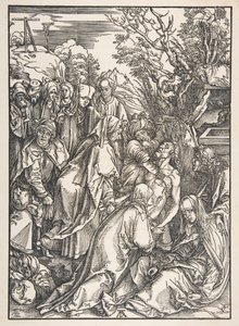 A Deposição de Cristo, da Grande Paixão. de Albrecht Dürer
