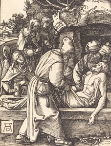 A Deposição, provavelmente c. 15091510. de Albrecht Dürer